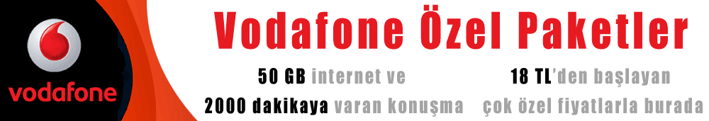 Vodafone özel paketler